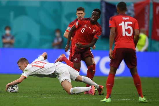 Russia Soccer Euro 2020 Switzerland - Spain