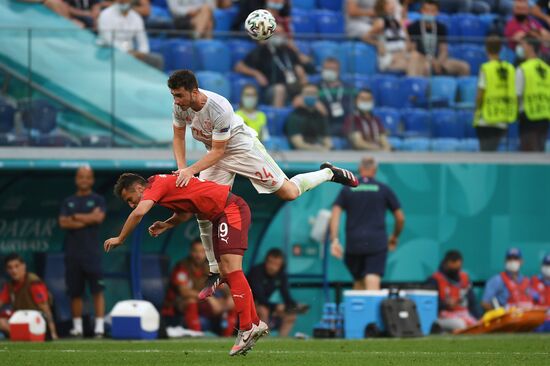Russia Soccer Euro 2020 Switzerland - Spain