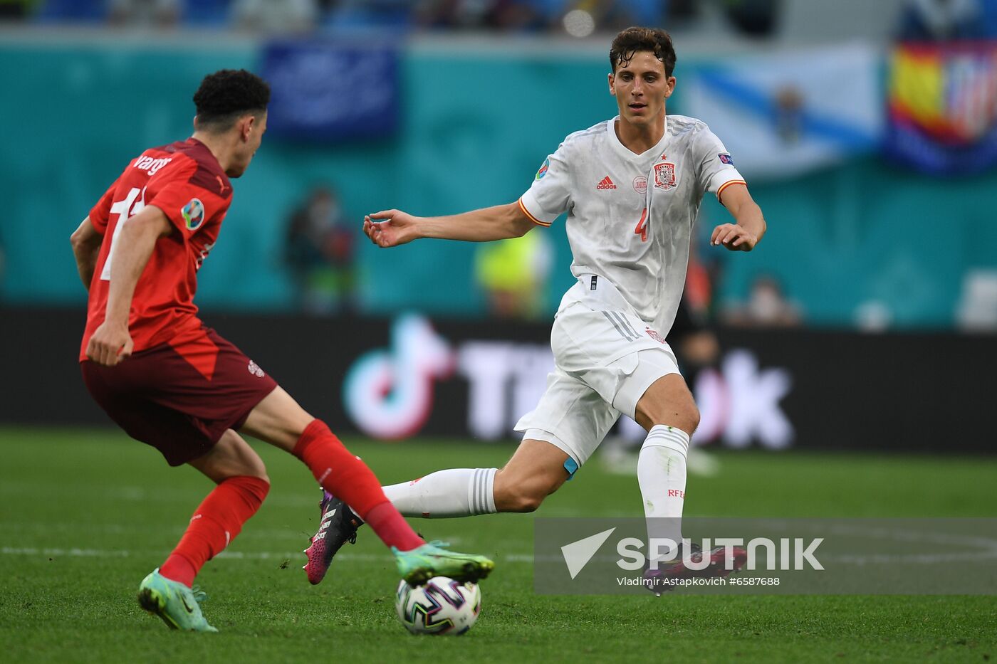 Russia Soccer Euro 2020 Switzerland - Spain