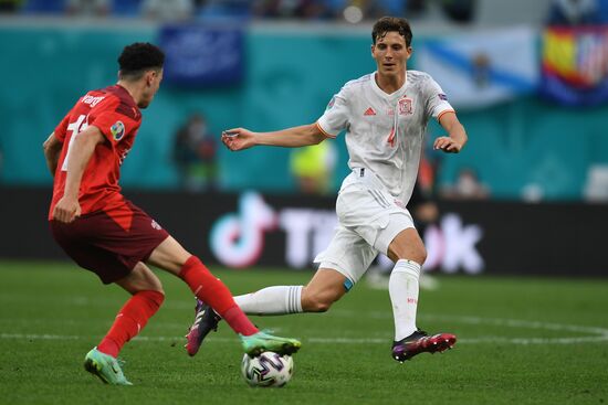 Russia Soccer Euro 2020 Switzerland - Spain