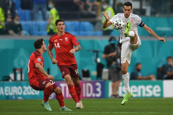 Russia Soccer Euro 2020 Switzerland - Spain