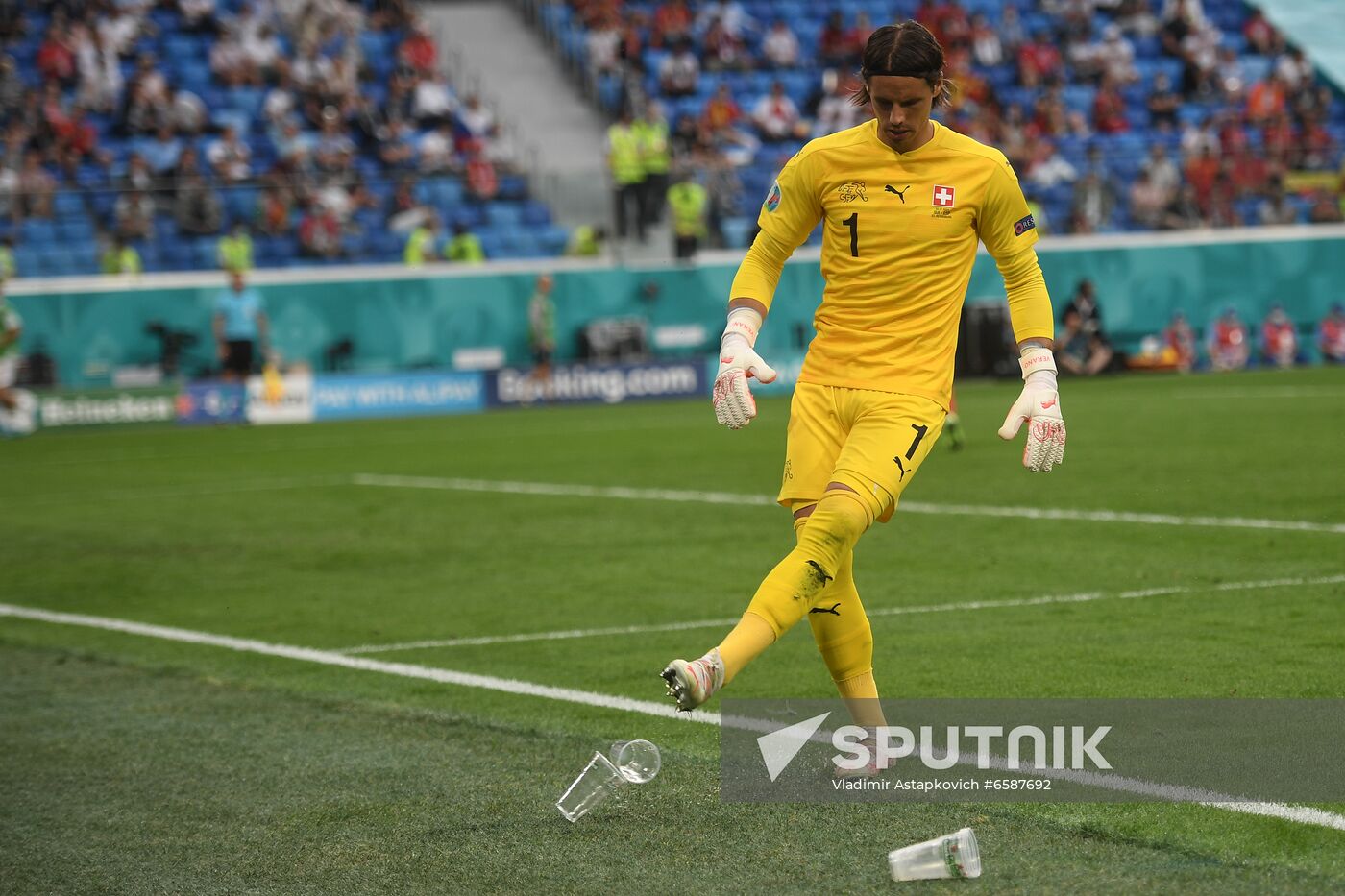 Russia Soccer Euro 2020 Switzerland - Spain
