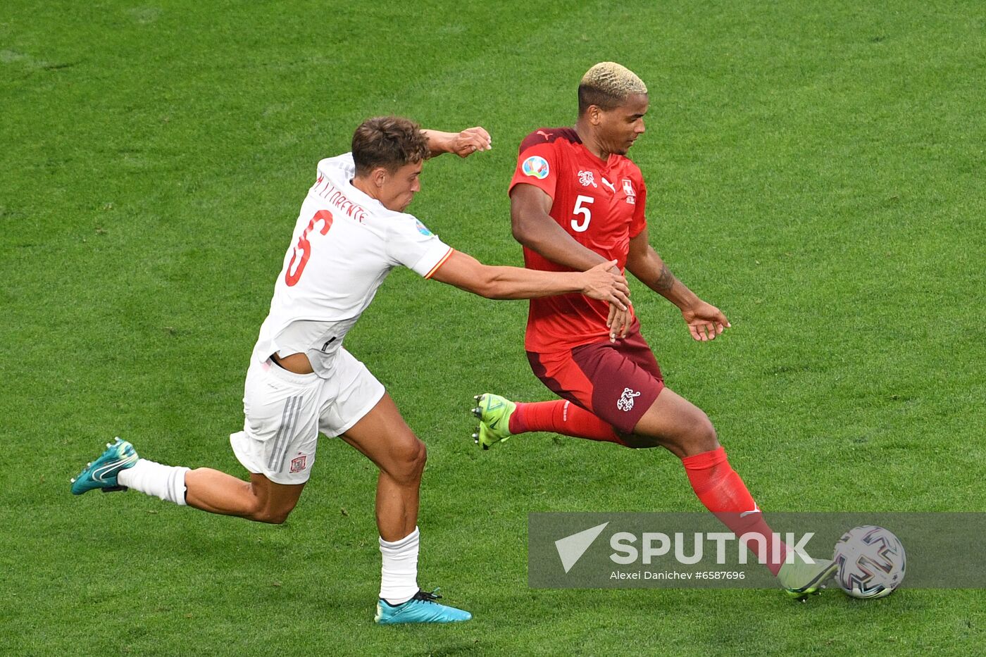 Russia Soccer Euro 2020 Switzerland - Spain