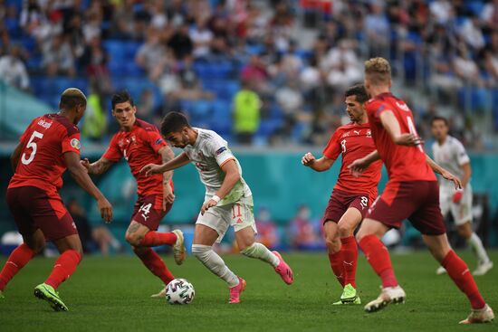 Russia Soccer Euro 2020 Switzerland - Spain