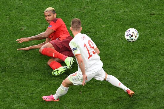 Russia Soccer Euro 2020 Switzerland - Spain