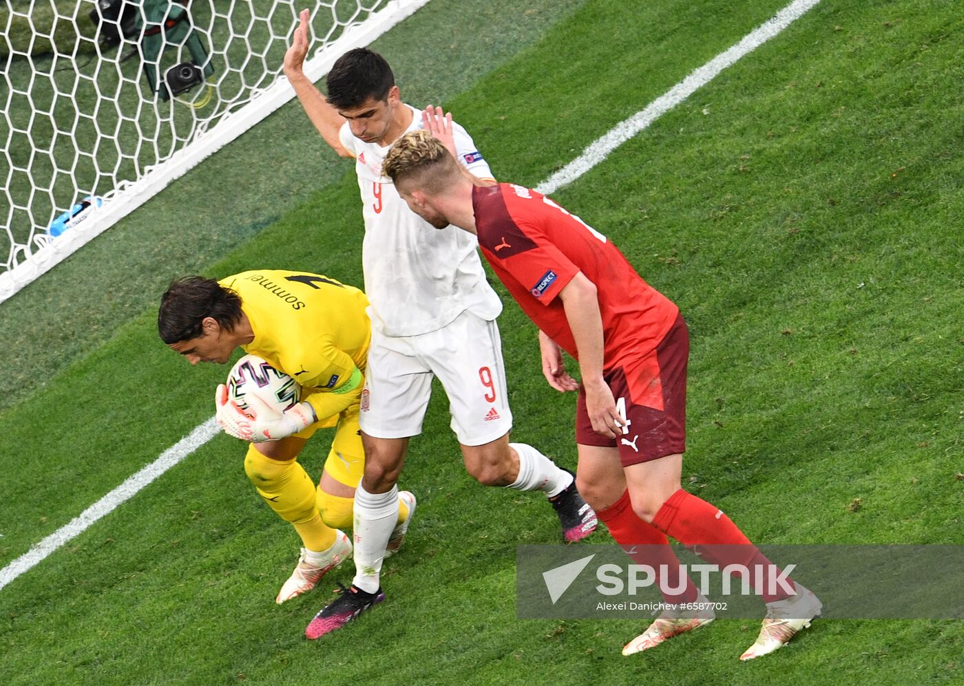 Russia Soccer Euro 2020 Switzerland - Spain