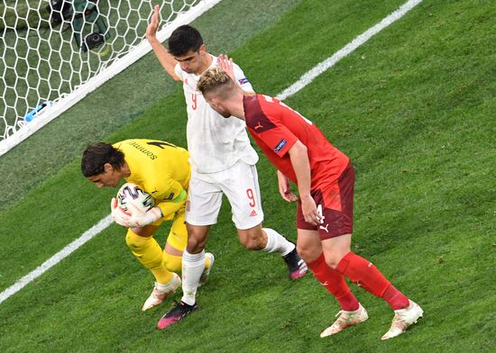 Russia Soccer Euro 2020 Switzerland - Spain