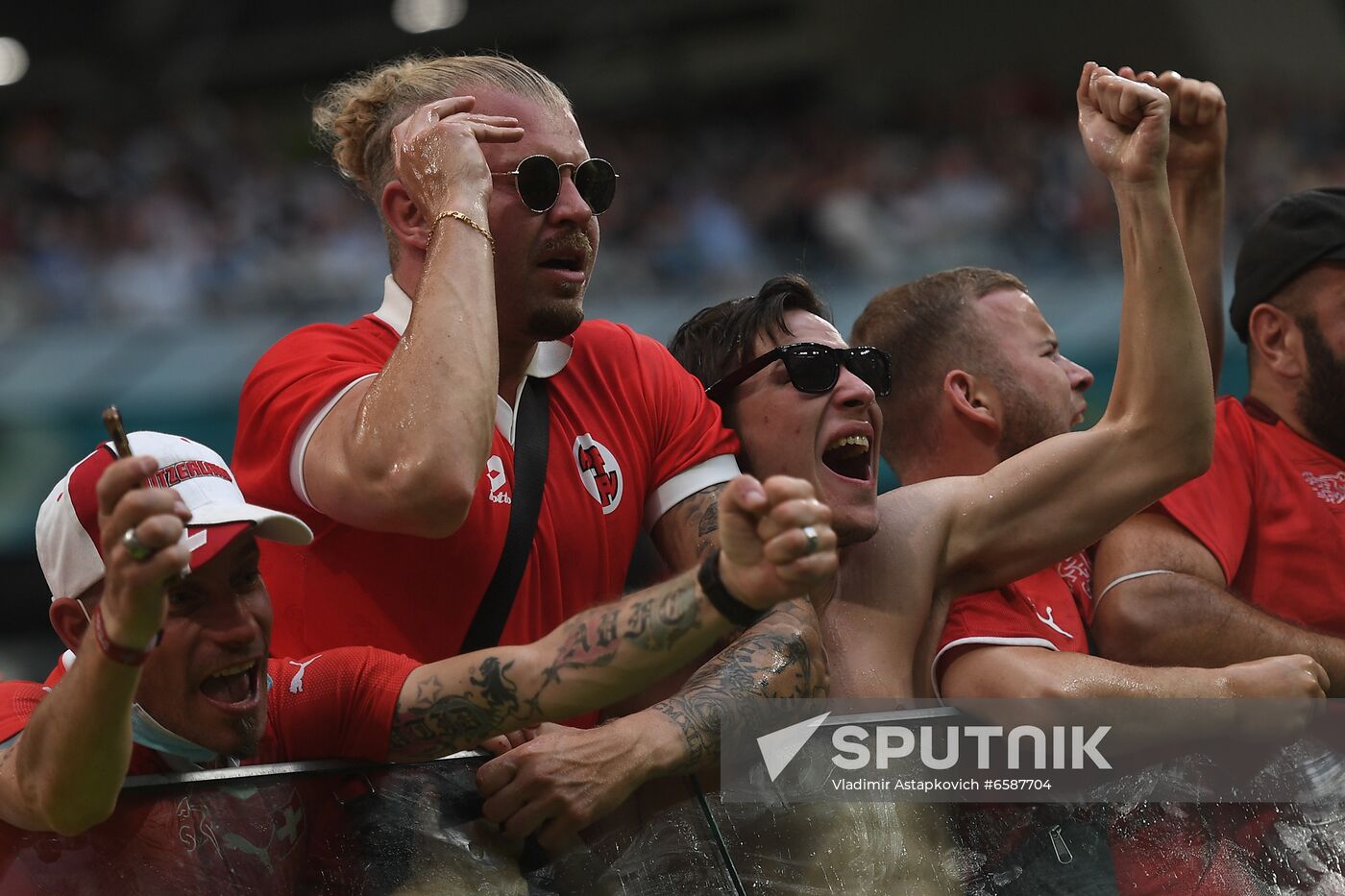 Russia Soccer Euro 2020 Switzerland - Spain