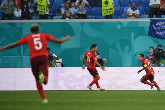 Russia Soccer Euro 2020 Switzerland - Spain