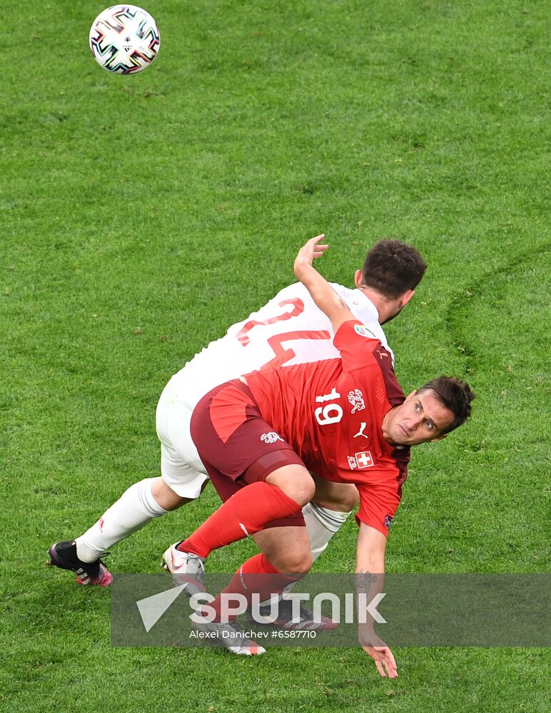 Russia Soccer Euro 2020 Switzerland - Spain