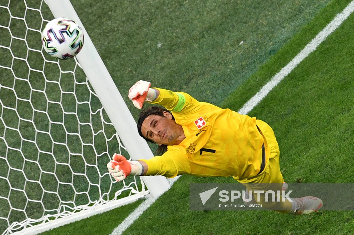 Russia Soccer Euro 2020 Switzerland - Spain