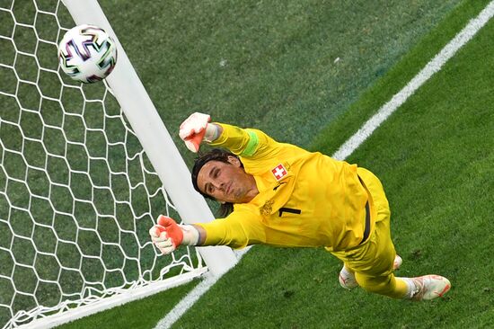 Russia Soccer Euro 2020 Switzerland - Spain