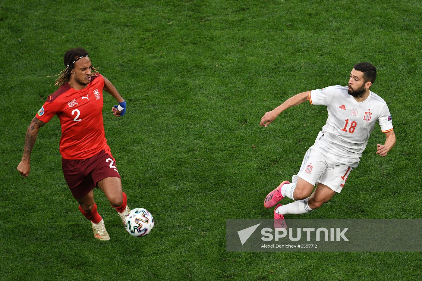Russia Soccer Euro 2020 Switzerland - Spain