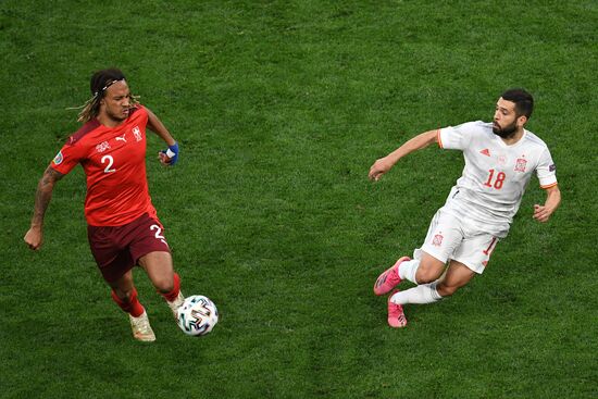 Russia Soccer Euro 2020 Switzerland - Spain