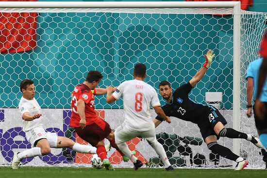 Russia Soccer Euro 2020 Switzerland - Spain