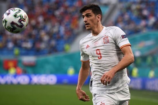 Russia Soccer Euro 2020 Switzerland - Spain