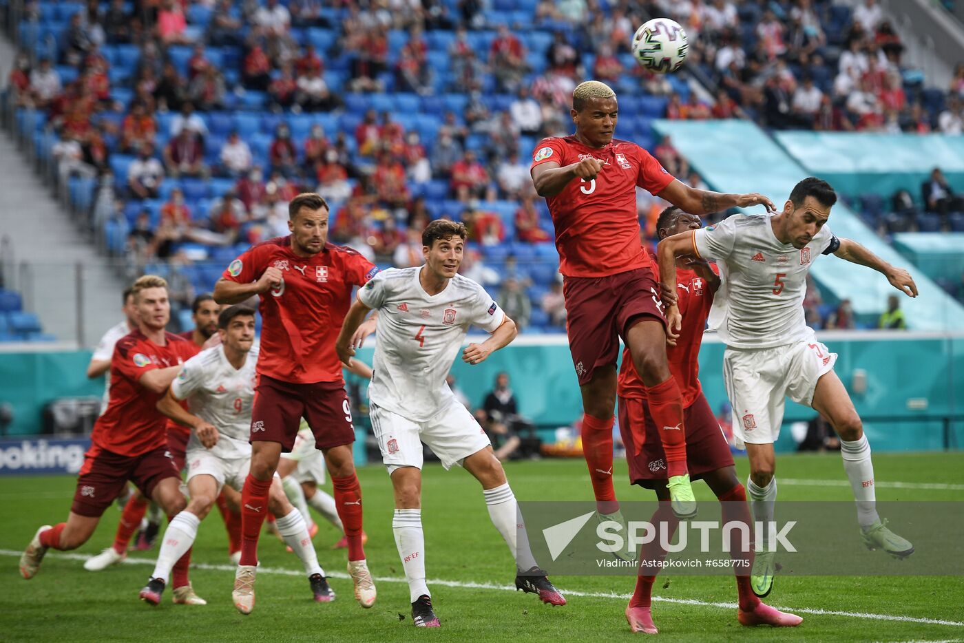 Russia Soccer Euro 2020 Switzerland - Spain