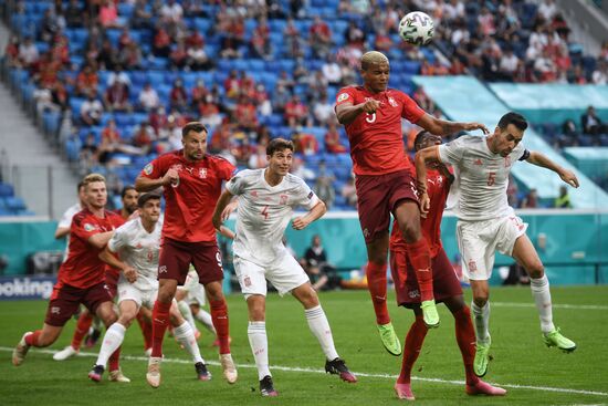 Russia Soccer Euro 2020 Switzerland - Spain