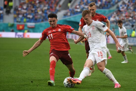 Russia Soccer Euro 2020 Switzerland - Spain