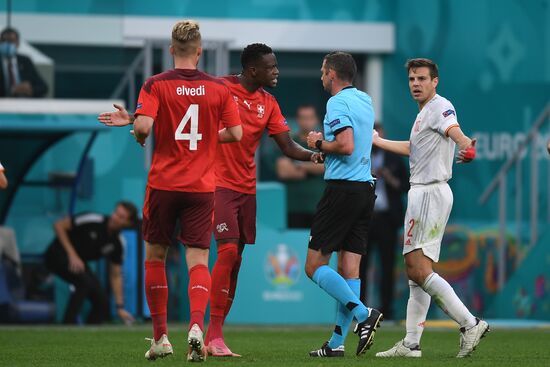 Russia Soccer Euro 2020 Switzerland - Spain