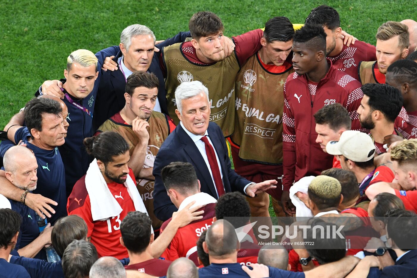 Russia Soccer Euro 2020 Switzerland - Spain