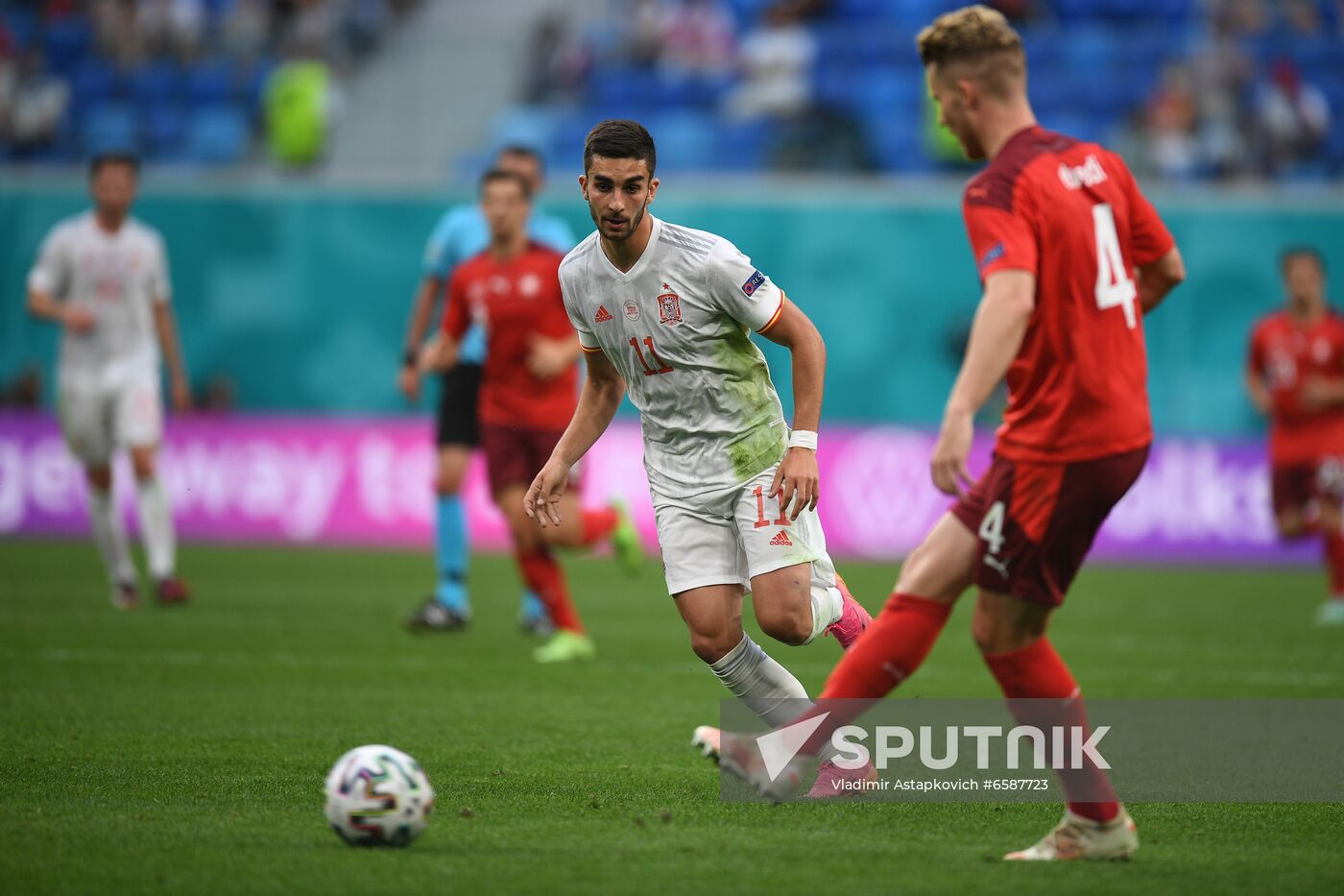 Russia Soccer Euro 2020 Switzerland - Spain