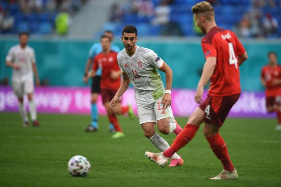 Russia Soccer Euro 2020 Switzerland - Spain
