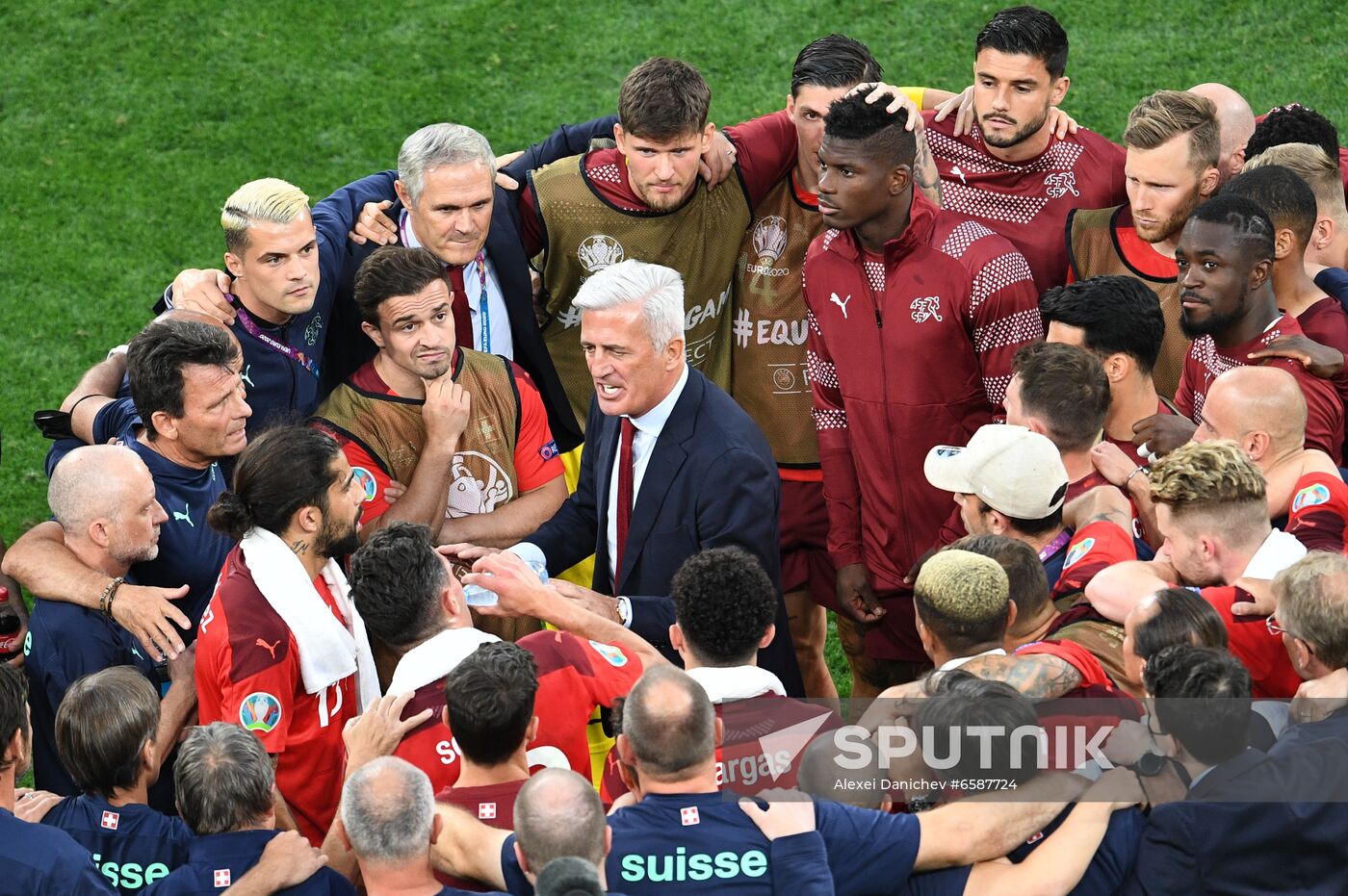 Russia Soccer Euro 2020 Switzerland - Spain