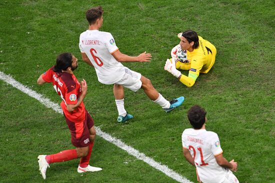 Russia Soccer Euro 2020 Switzerland - Spain