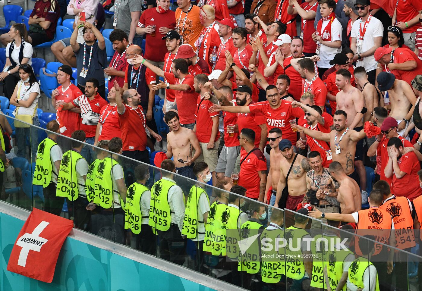Russia Soccer Euro 2020 Switzerland - Spain