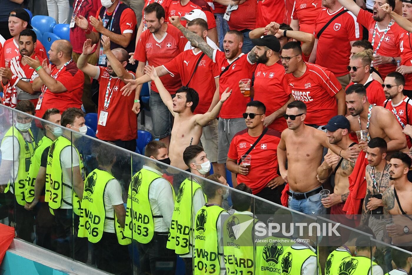 Russia Soccer Euro 2020 Switzerland - Spain