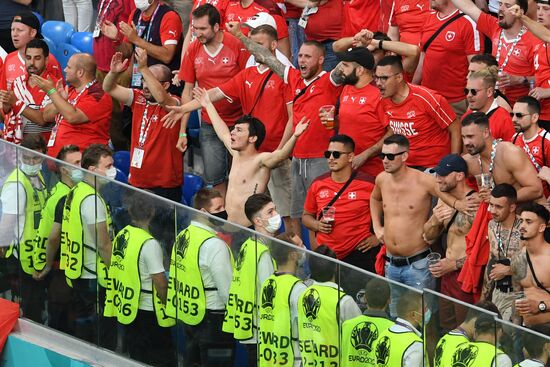 Russia Soccer Euro 2020 Switzerland - Spain