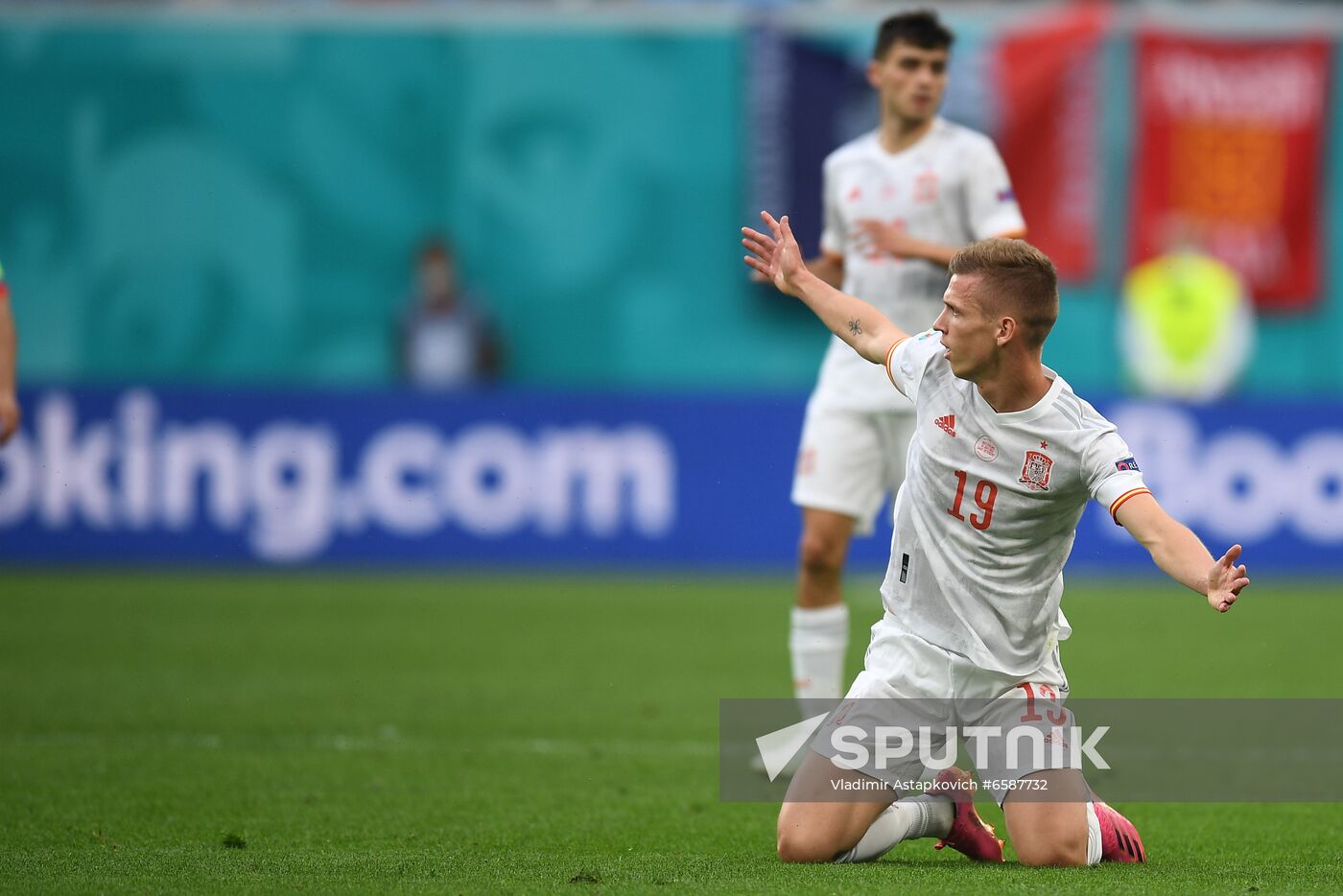 Russia Soccer Euro 2020 Switzerland - Spain
