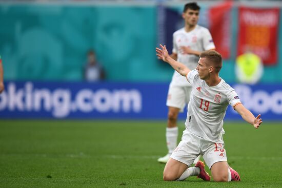 Russia Soccer Euro 2020 Switzerland - Spain