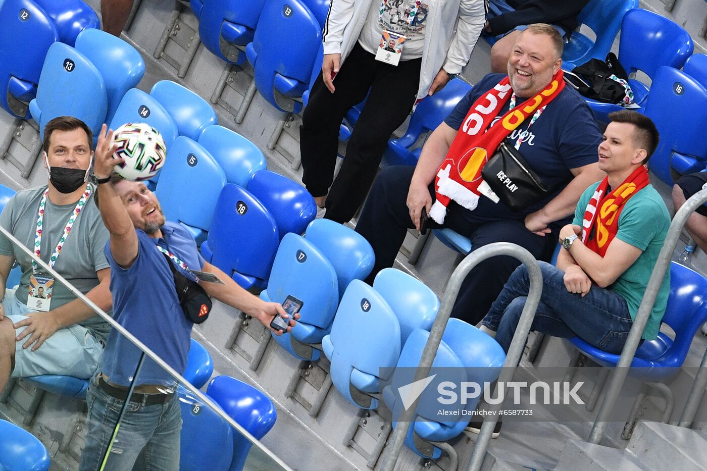 Russia Soccer Euro 2020 Switzerland - Spain