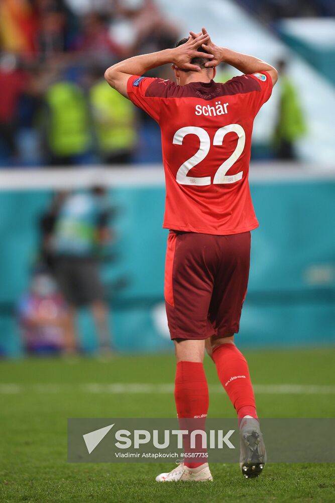 Russia Soccer Euro 2020 Switzerland - Spain
