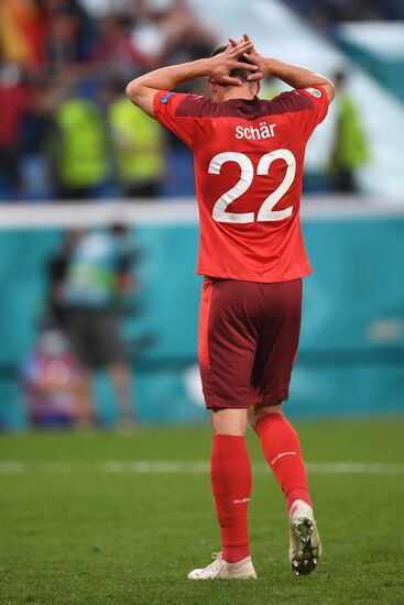 Russia Soccer Euro 2020 Switzerland - Spain