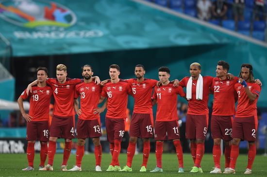 Russia Soccer Euro 2020 Switzerland - Spain