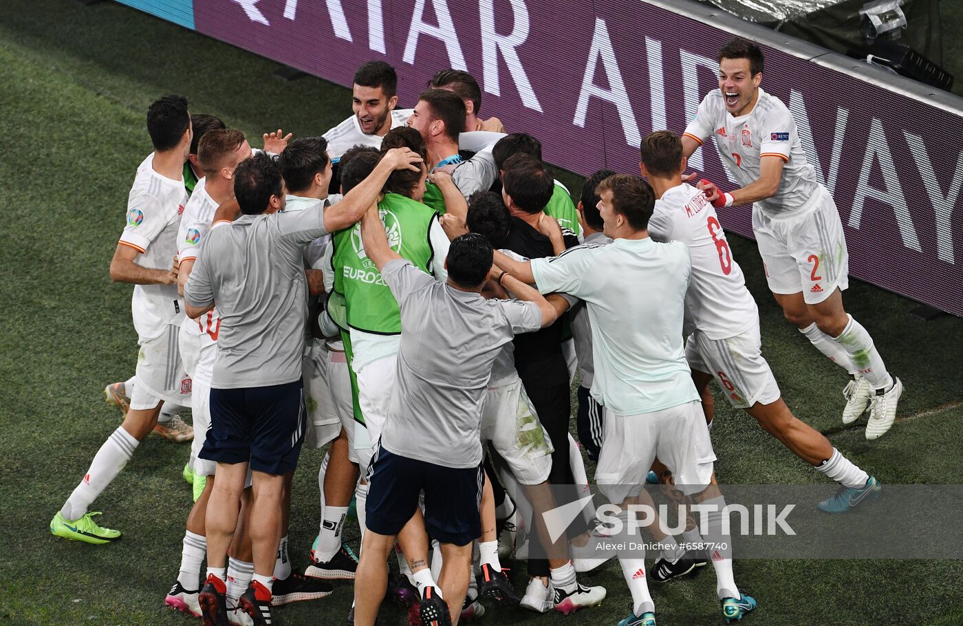 Russia Soccer Euro 2020 Switzerland - Spain