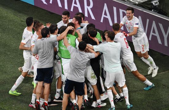 Russia Soccer Euro 2020 Switzerland - Spain