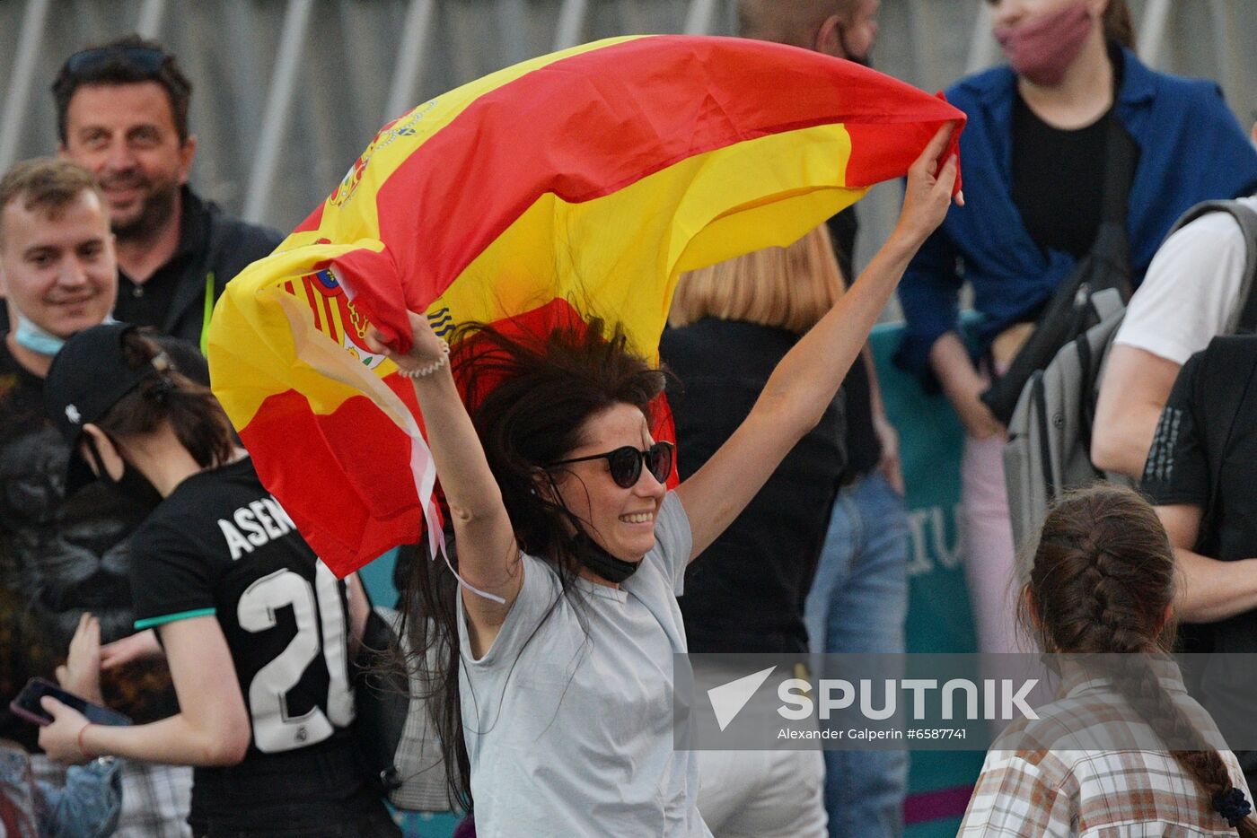 Russia Soccer Euro 2020 Switzerland - Spain Broadcasting