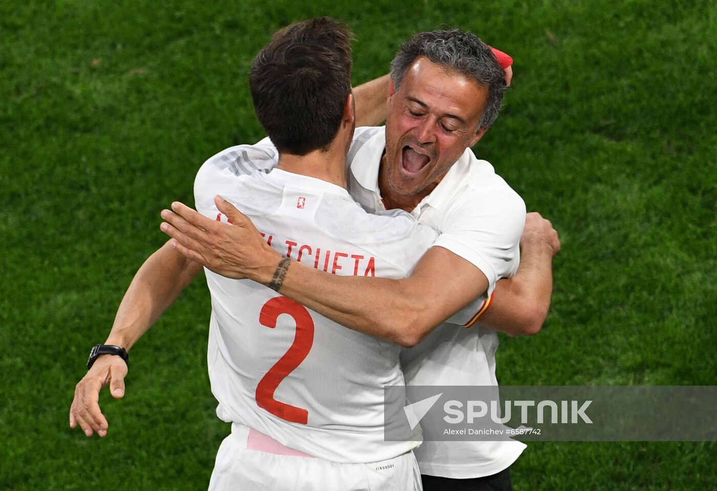 Russia Soccer Euro 2020 Switzerland - Spain