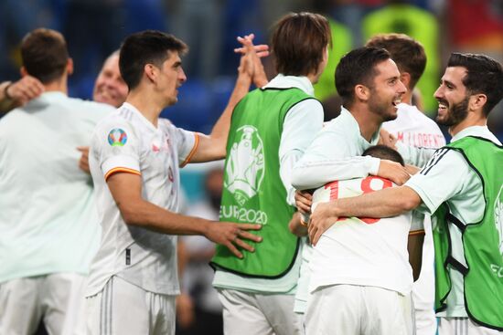 Russia Soccer Euro 2020 Switzerland - Spain