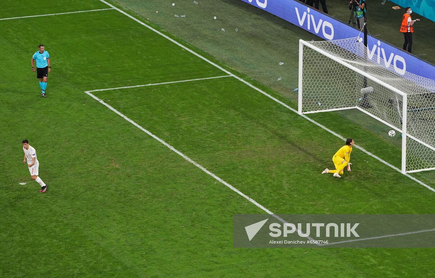 Russia Soccer Euro 2020 Switzerland - Spain