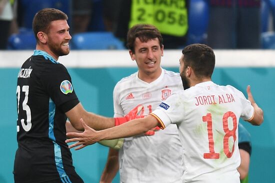 Russia Soccer Euro 2020 Switzerland - Spain