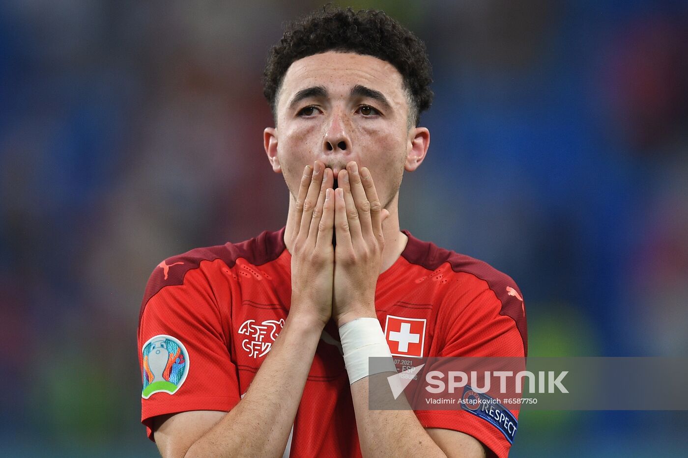 Russia Soccer Euro 2020 Switzerland - Spain