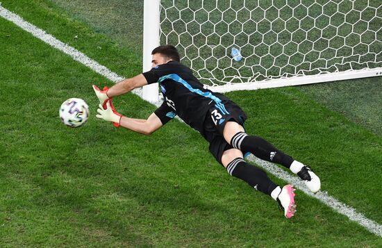 Russia Soccer Euro 2020 Switzerland - Spain
