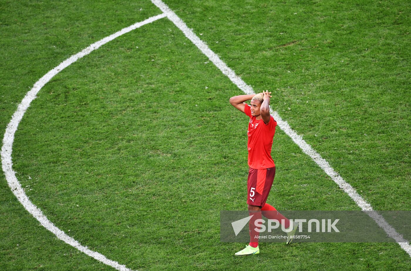 Russia Soccer Euro 2020 Switzerland - Spain
