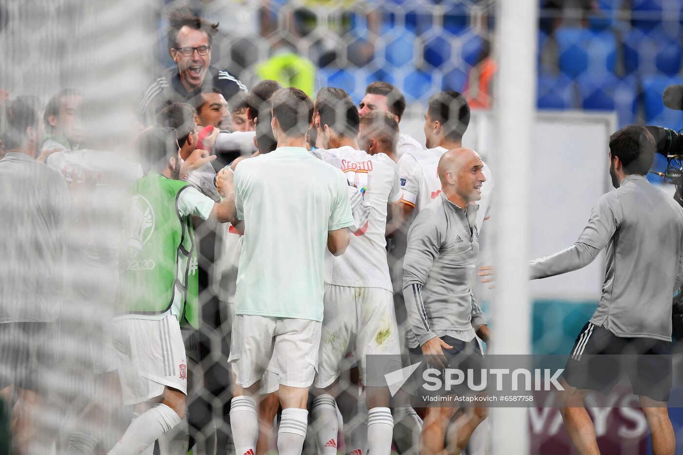 Russia Soccer Euro 2020 Switzerland - Spain