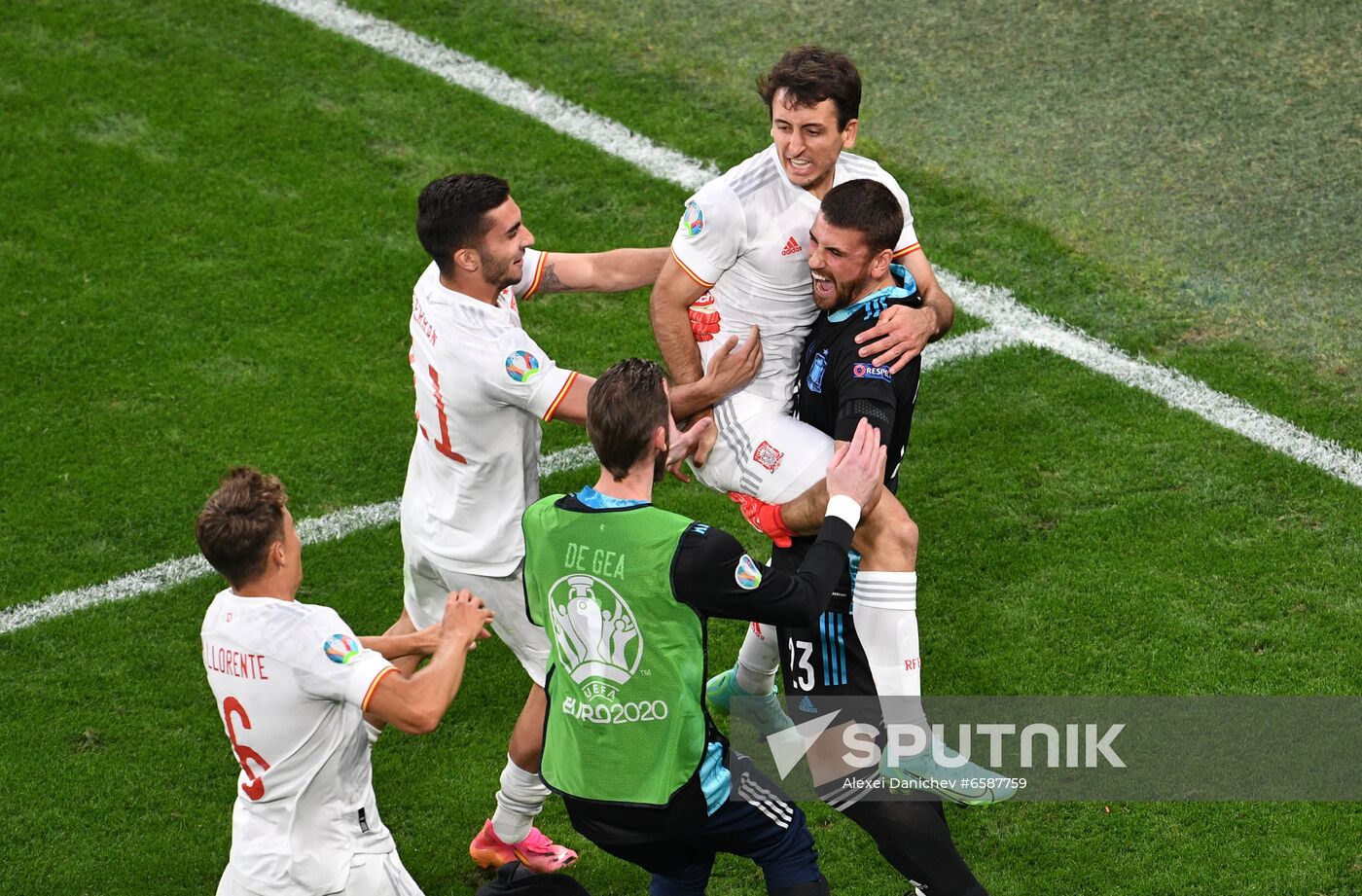 Russia Soccer Euro 2020 Switzerland - Spain